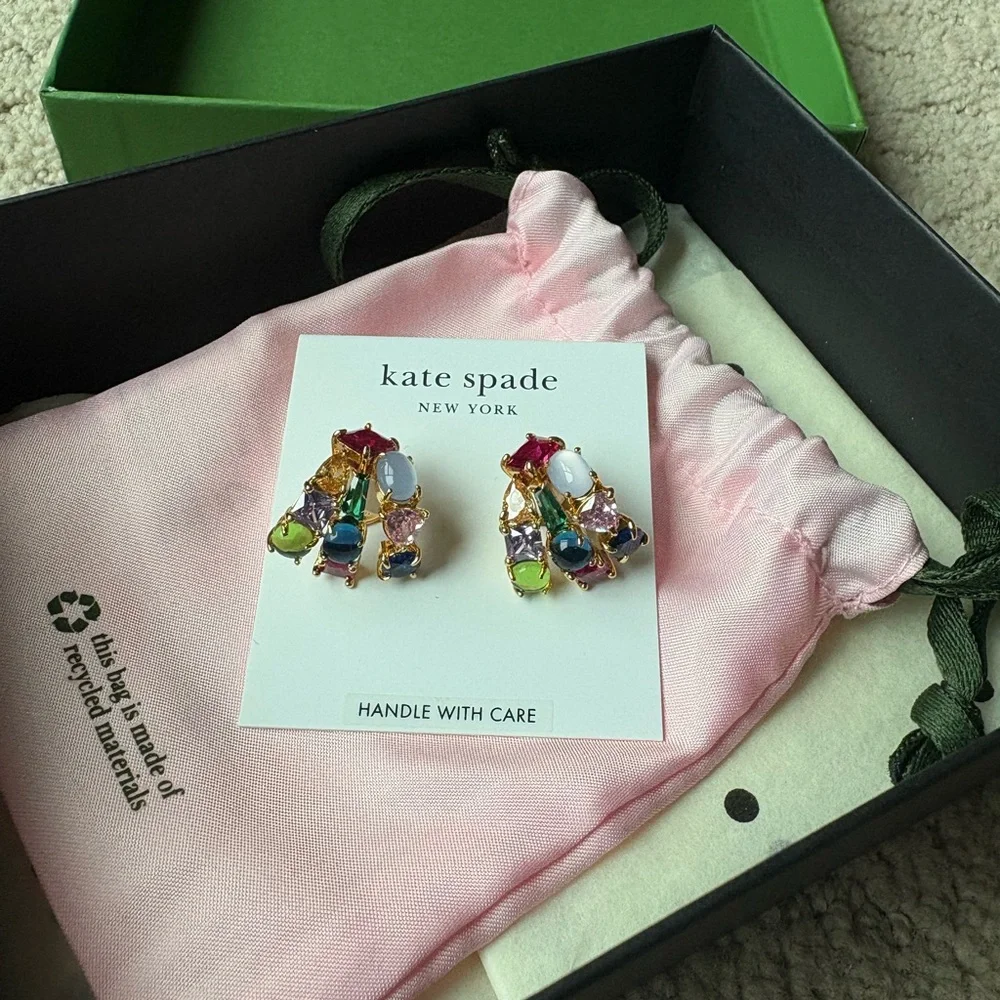 Kate Spade Colorful Gemstone Earrings - Picture 4 of 6